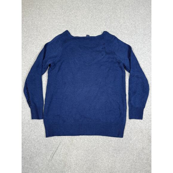 Doctor Who Womens Plus Size 1 Distressed Tardis Pullover Sweater - Picture 2 of 7